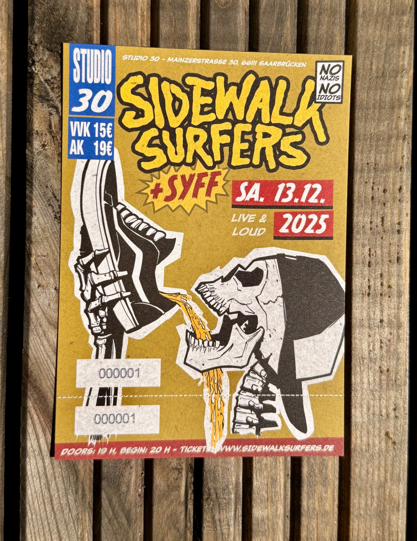 Hardticket - Saarbrücken- Studio30